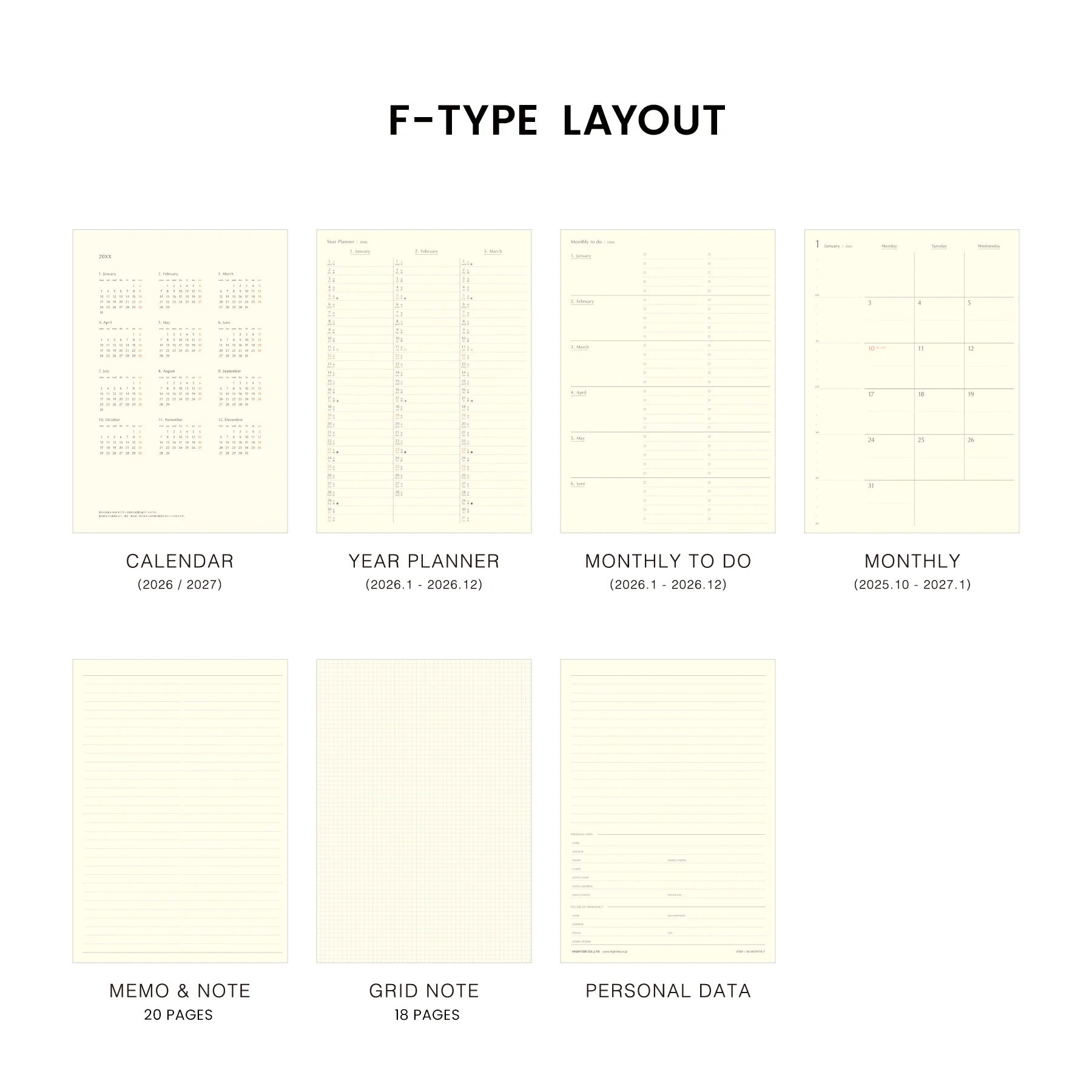 2026 Monthly Planner Fugen A5 - Image 17