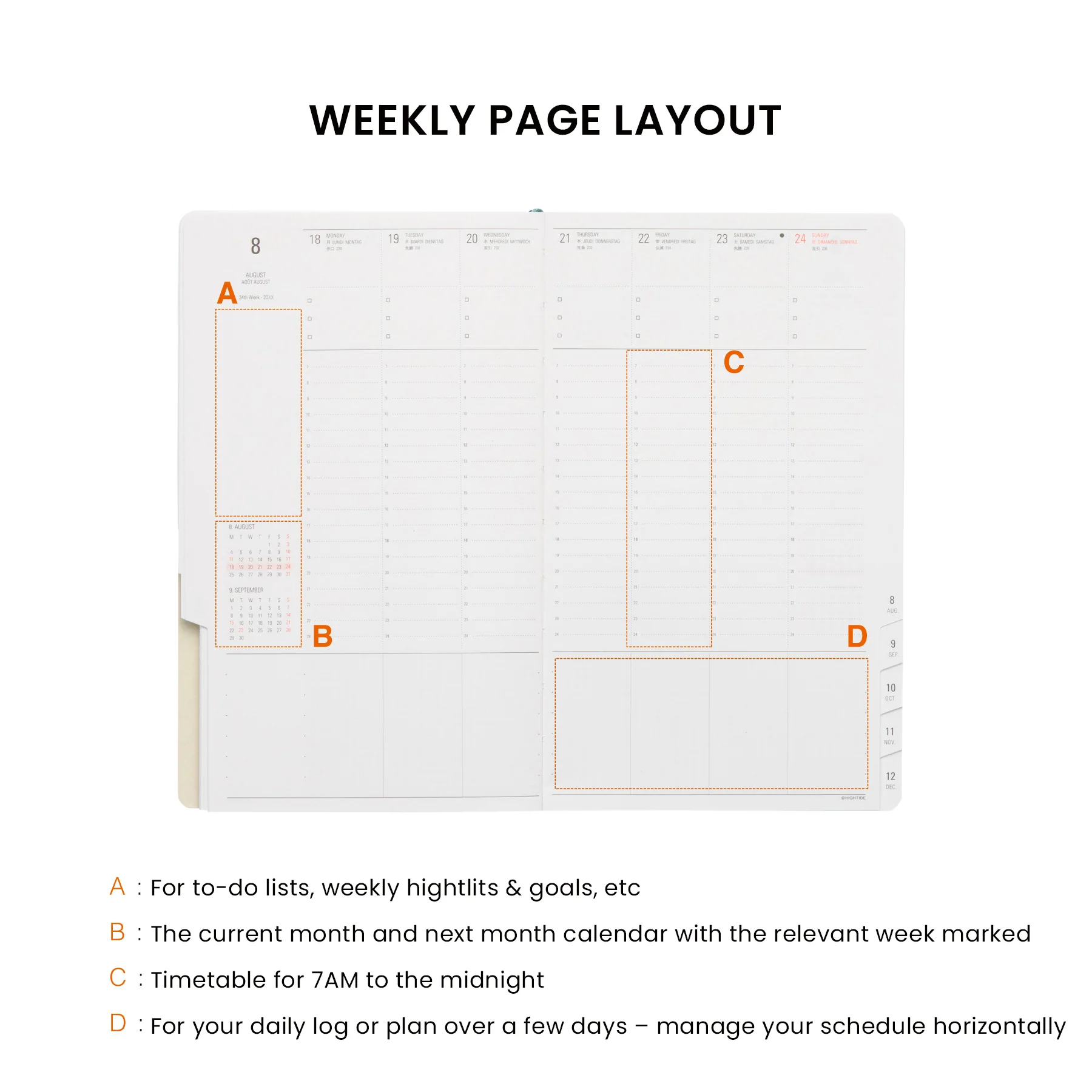 2026 Weekly Planner Nahe B6 Slim Vertical - Image 14