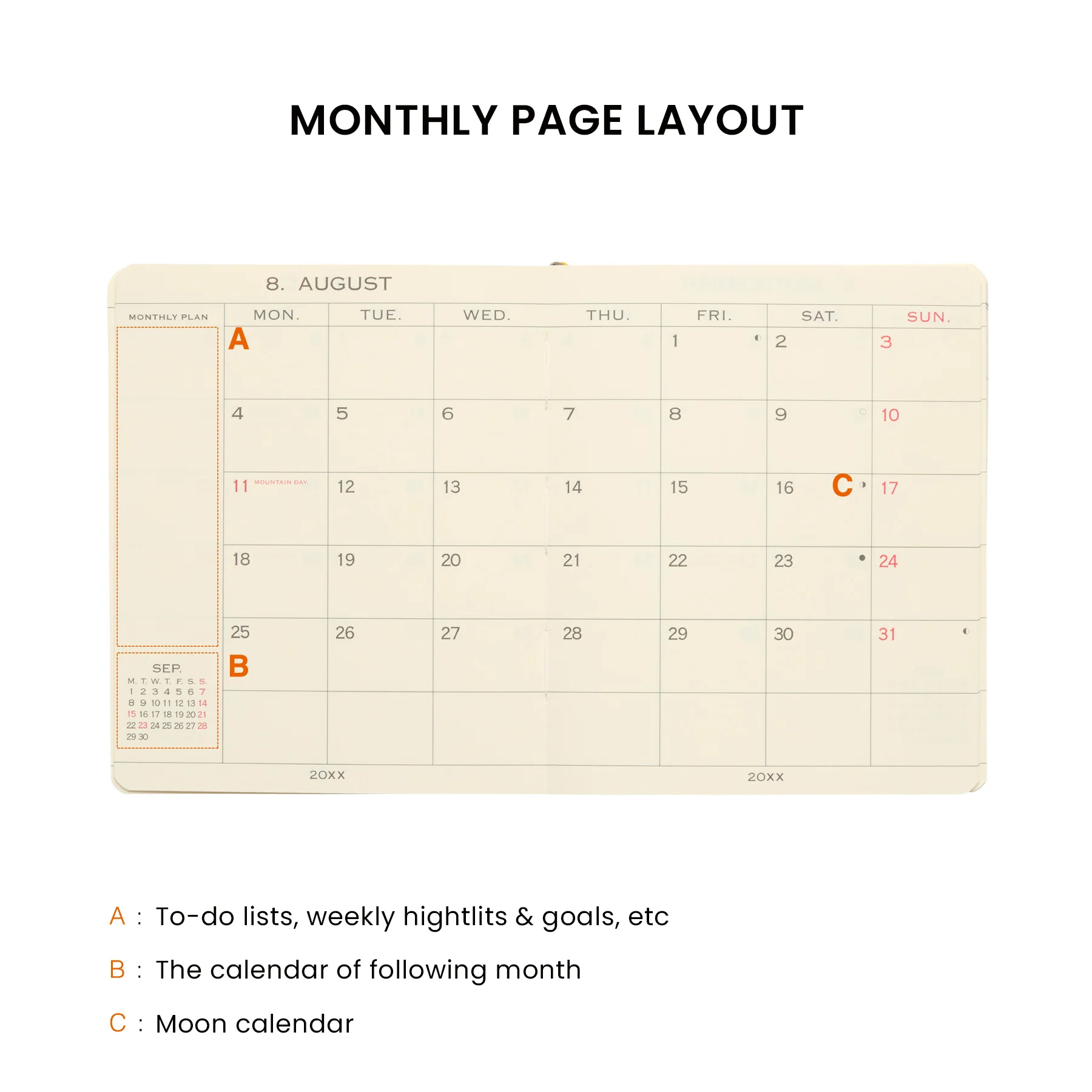 2026 Weekly Planner Food Diary Square - Image 14