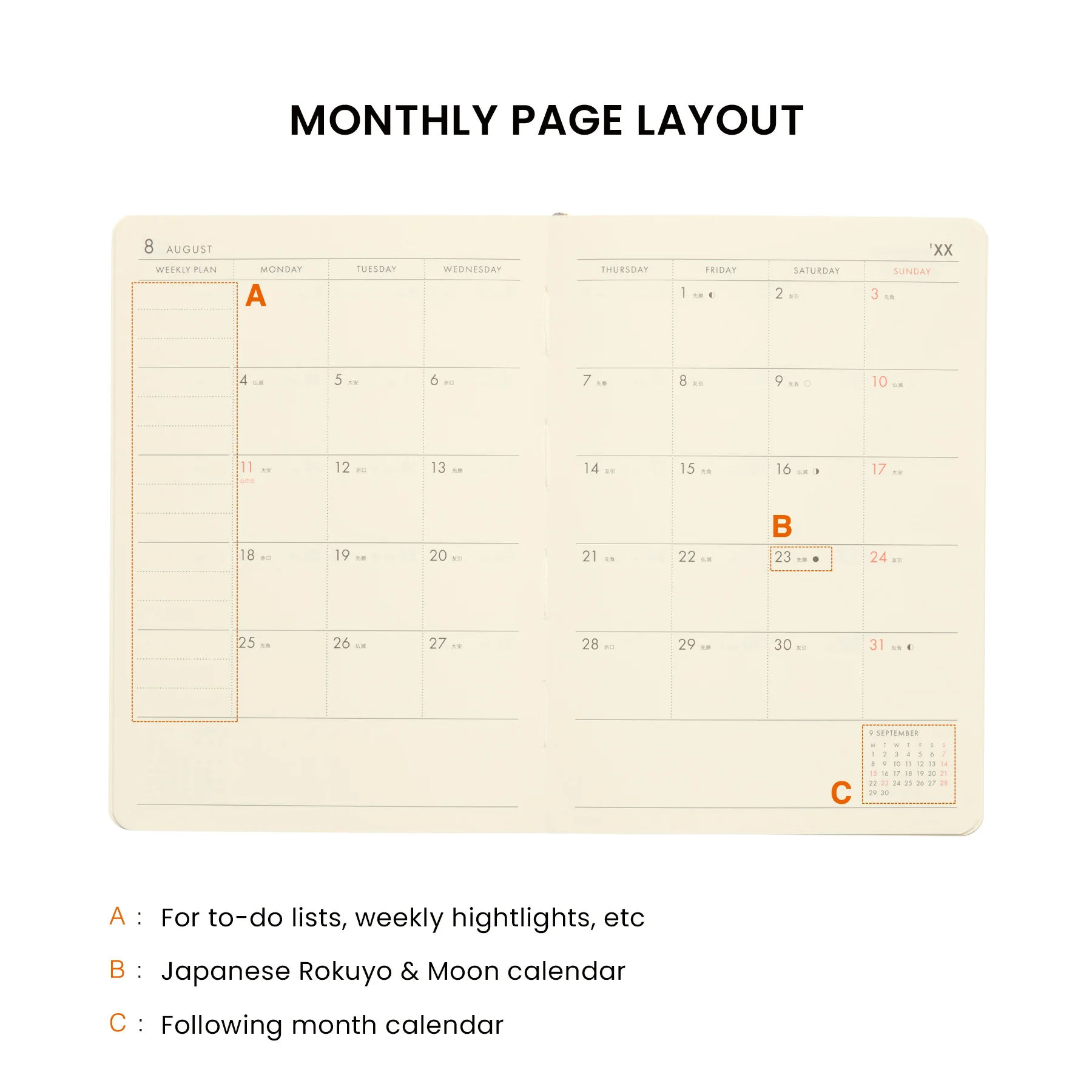 2026 Weekly Planner Honeybees A6 - Image 14