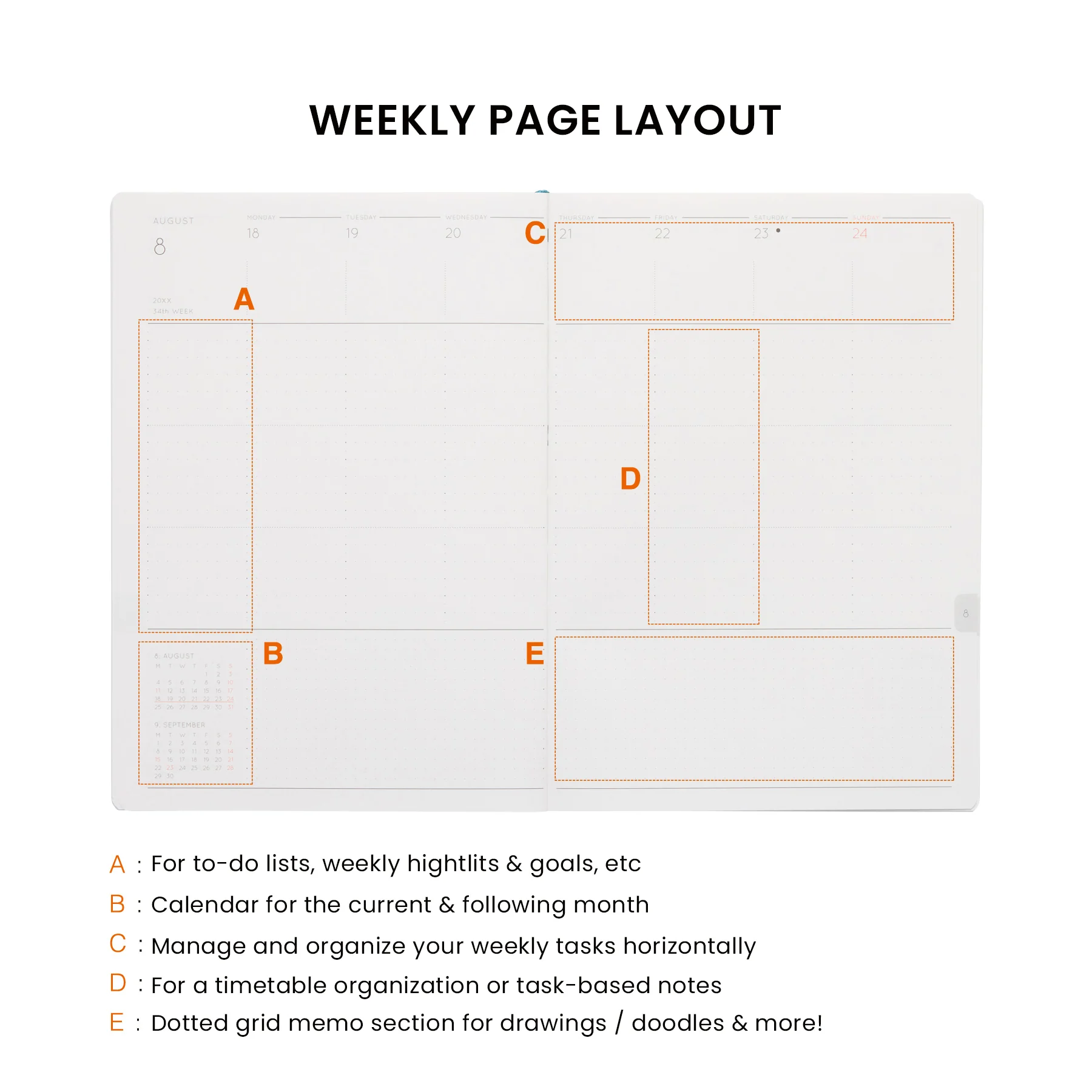 2026 Weekly Planner Nahe B6 - Image 15