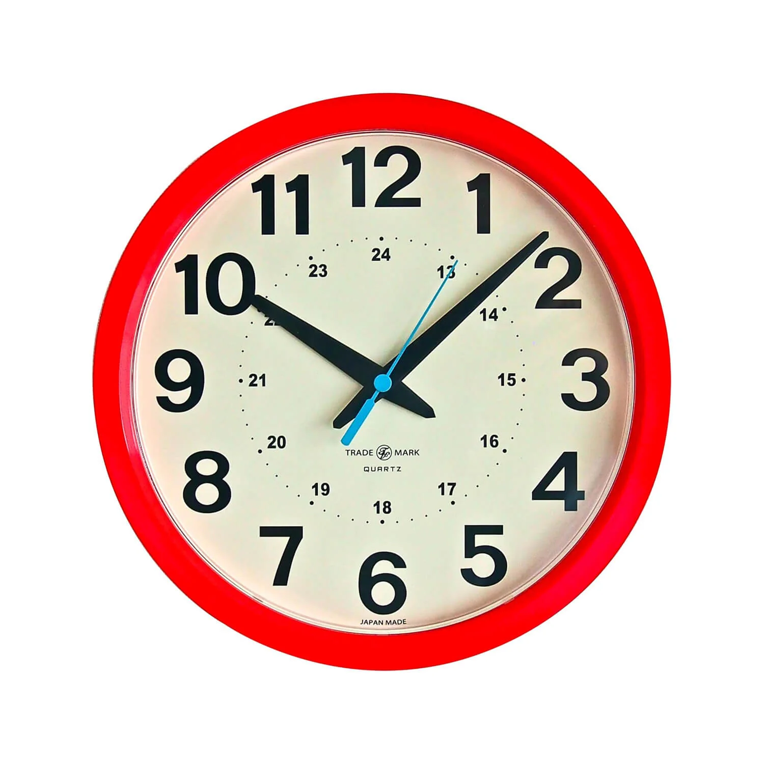 24 Hour Round Wall Clock - Image 3