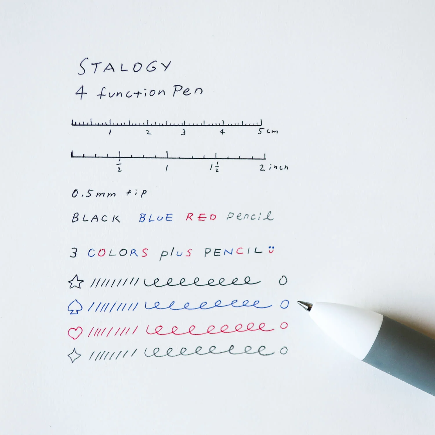 4 Functions Pen 0.5mm (STALOGY) - Image 10