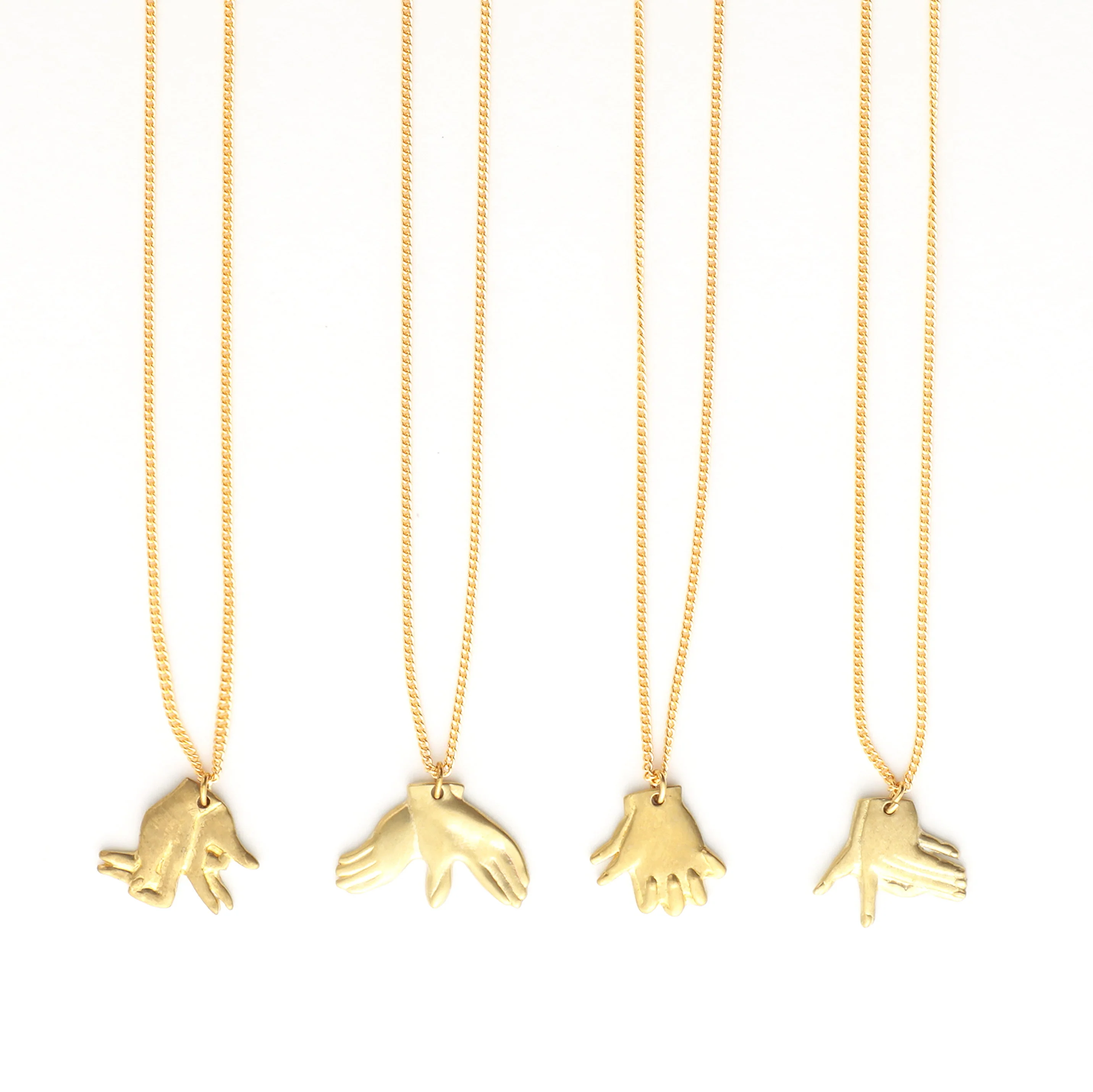 Hand Shadow Necklace