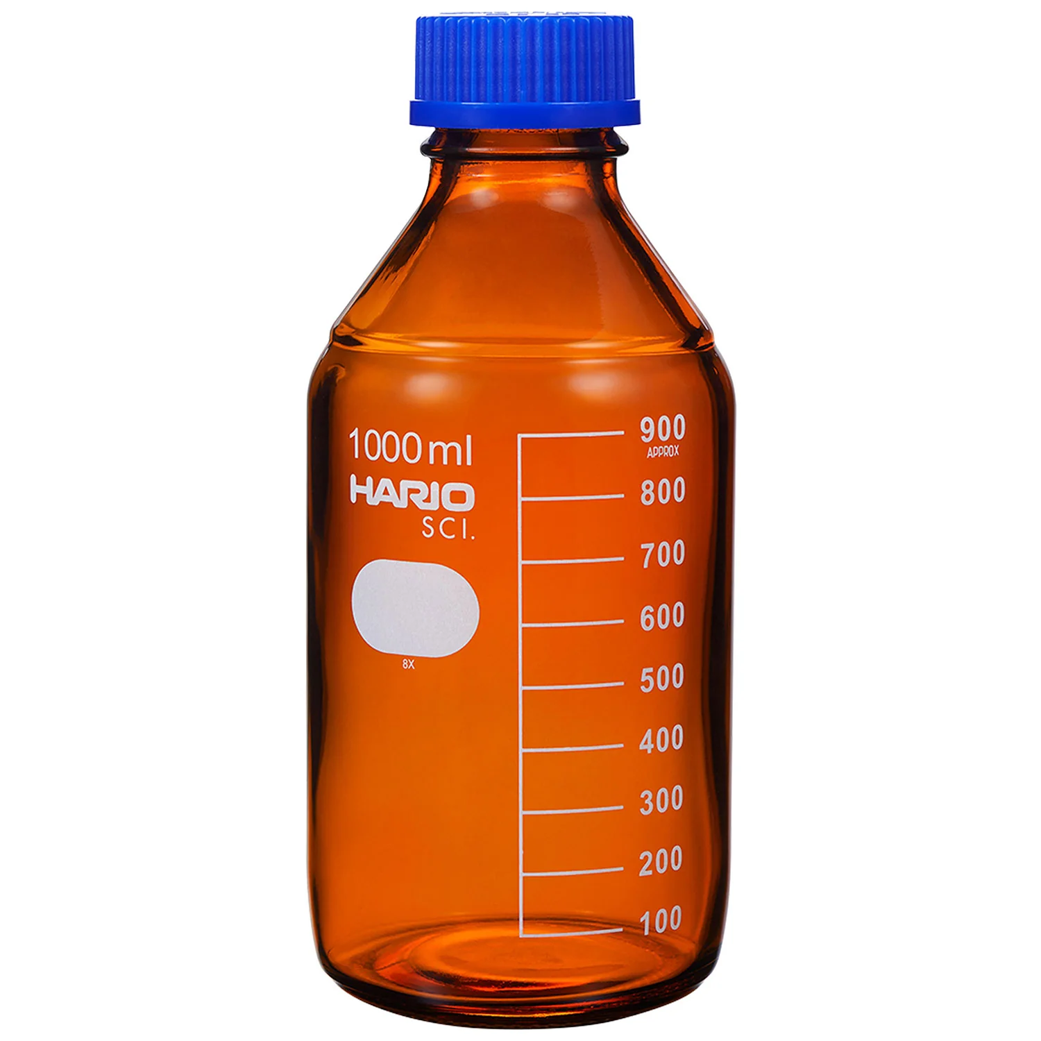 Brown Glass Bottle with Screw Cap (HARIO) - Image 6