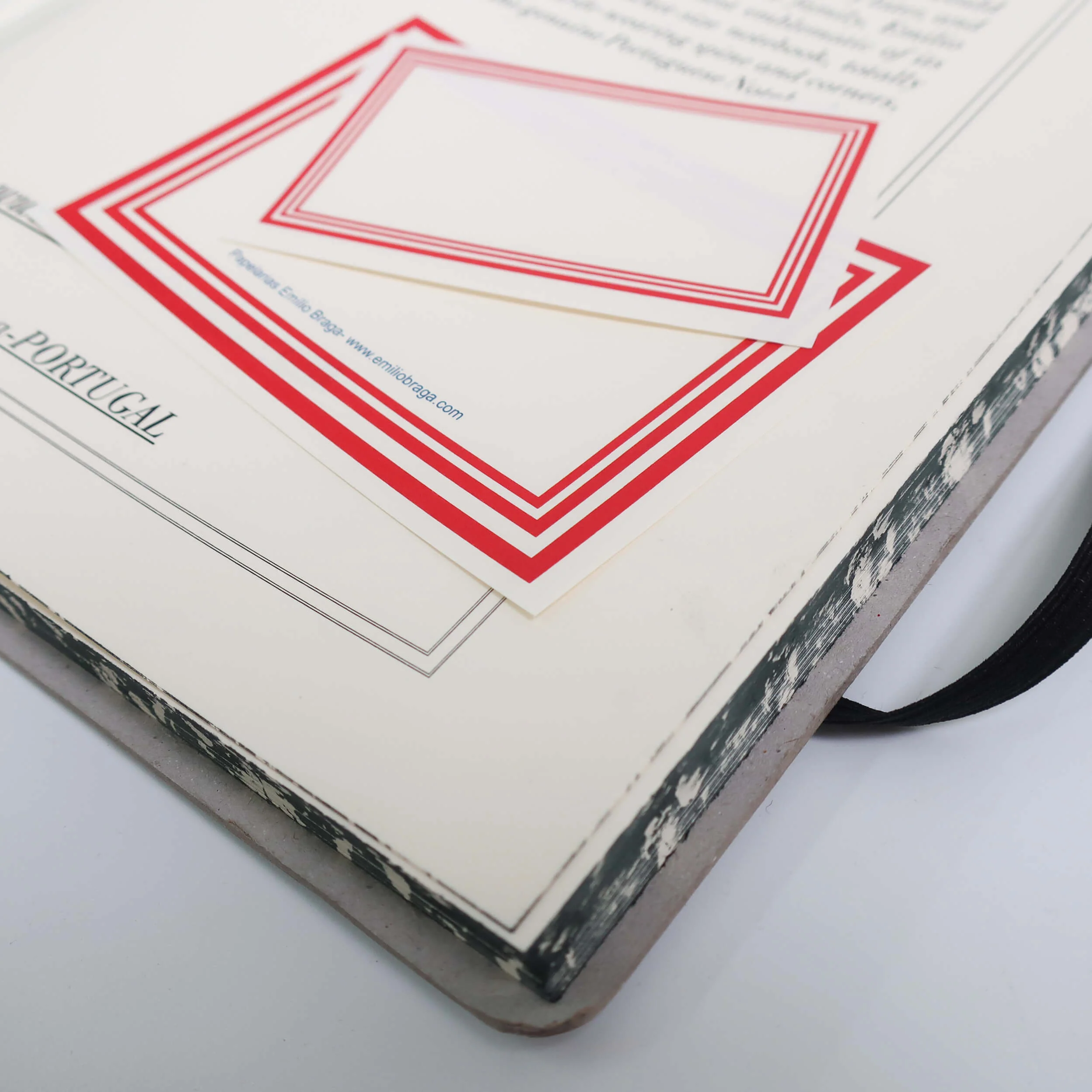 Cardboard Notebook with Band/ A4 (EMILIO BRAGA) - Image 10