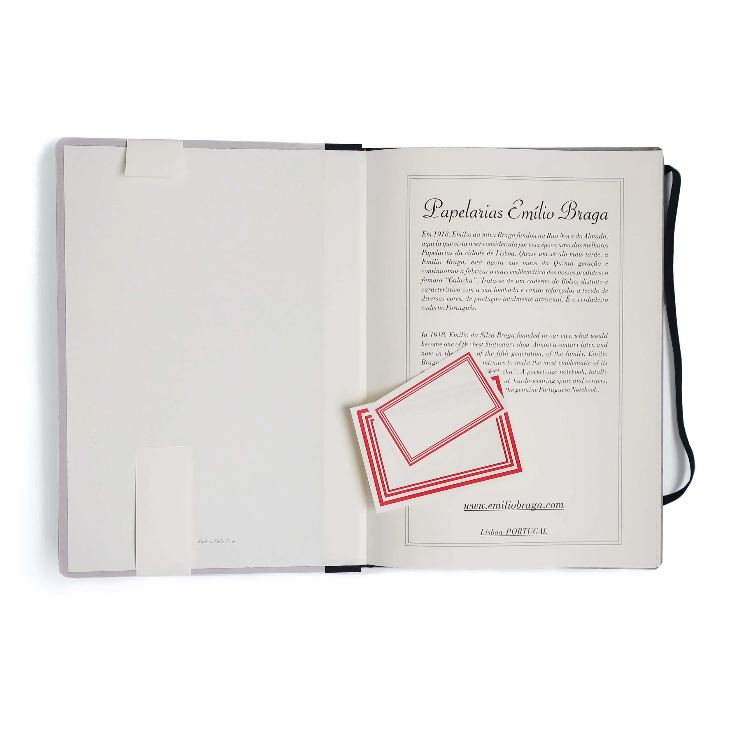 Cardboard Notebook with Band/ A4 (EMILIO BRAGA) - Image 6
