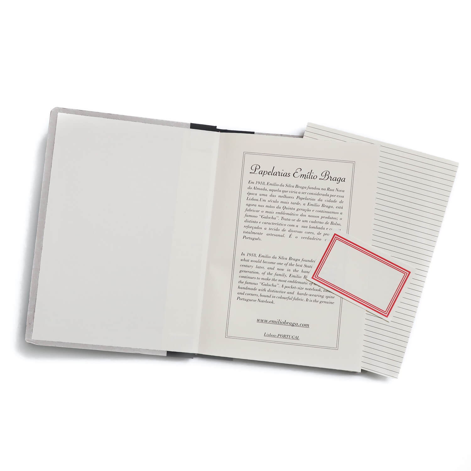 Cardboard Notebook with Band/ A5 (EMILIO BRAGA) - Image 7