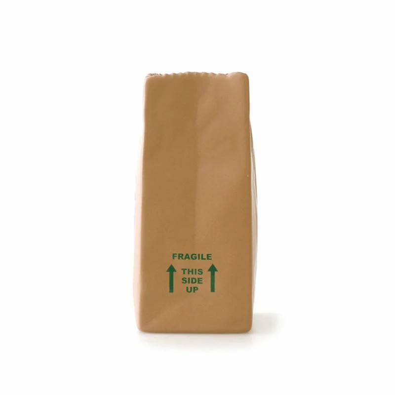 Porcelain Brown Bag Pen Holder - Image 7