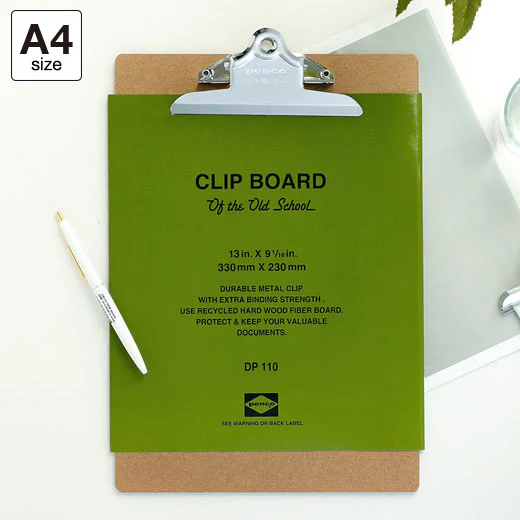 Old School Clipboard/ A4/ Gold Clip - Image 9