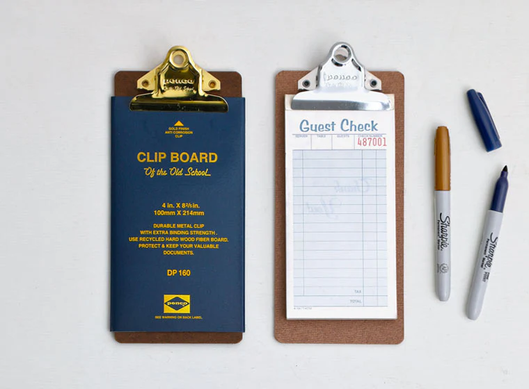 Old School Clipboard/ Check Size - Image 3