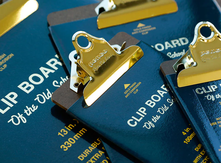 Old School Clipboard/ Check Size/ Gold Clip - Image 3