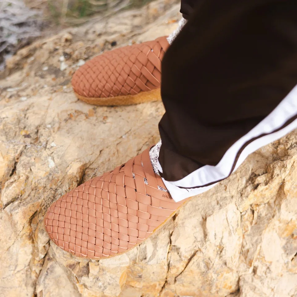 COLONY/ Vegan Leather/ Crepe/ Whiskey Tan (Malibu Sandals) - Image 3