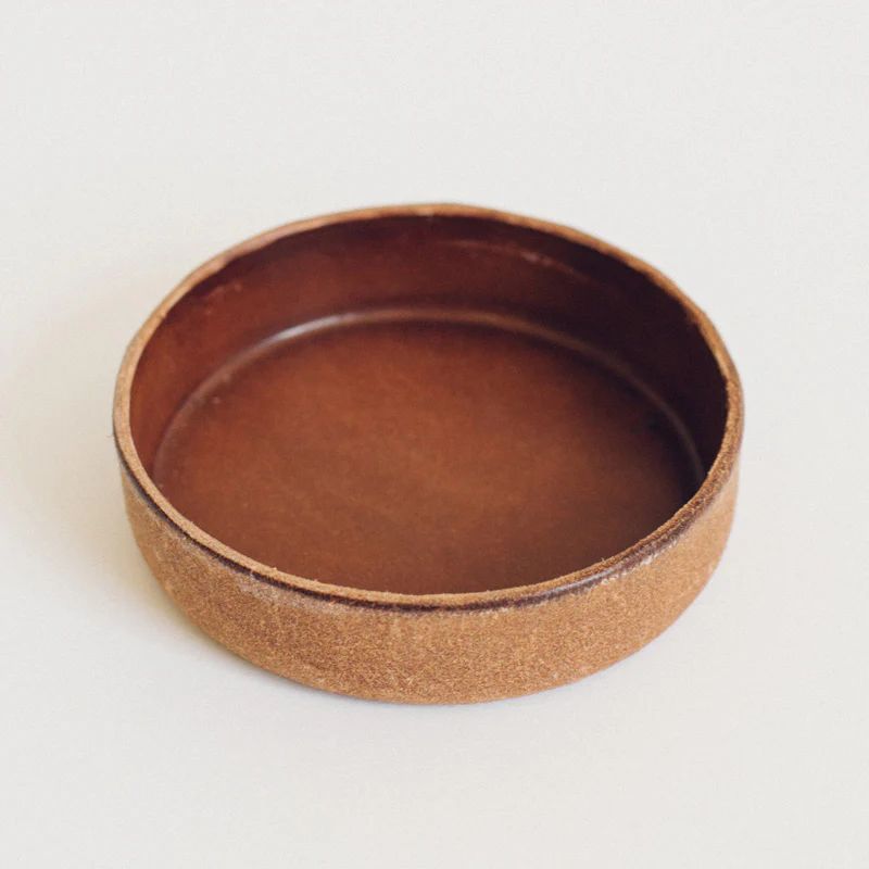 Leather Tray/ Small Round - Image 3