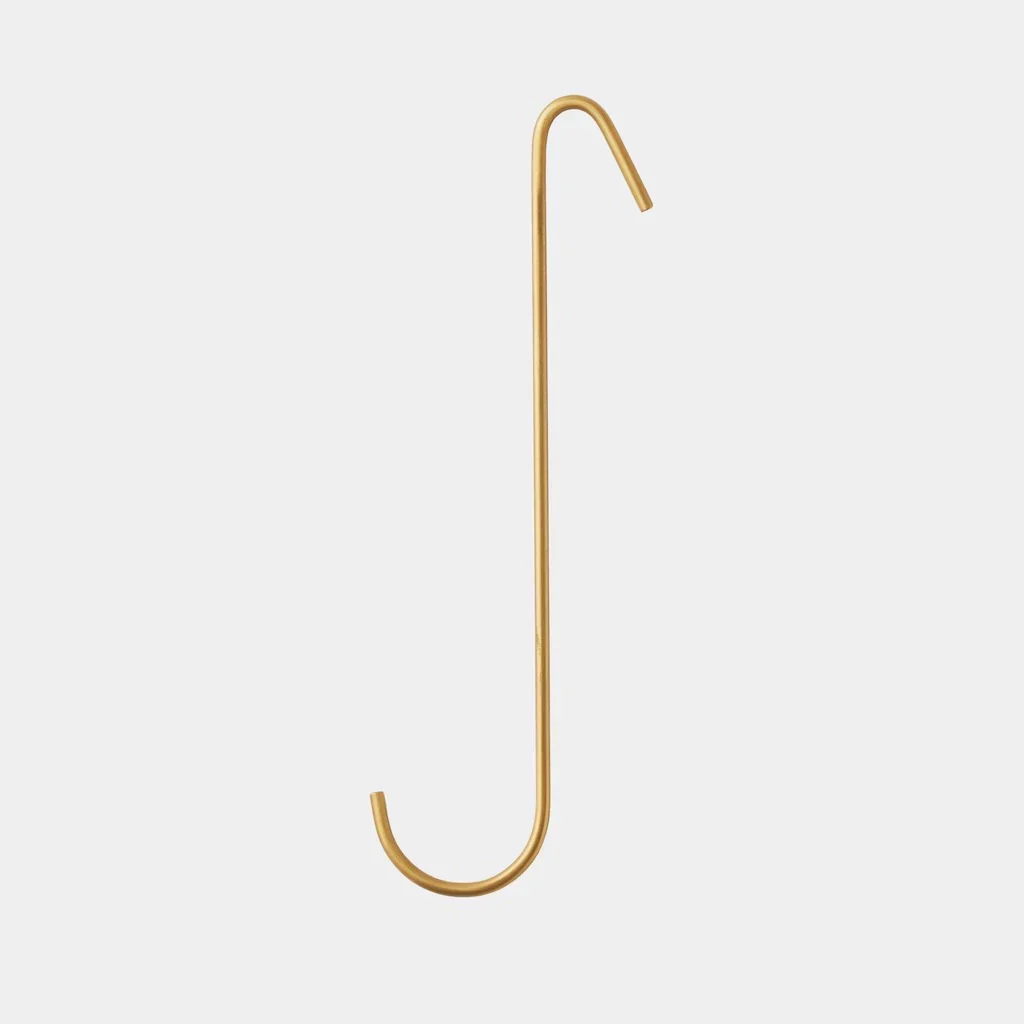 Fog linen work / Brass J Hook Long - Image 3