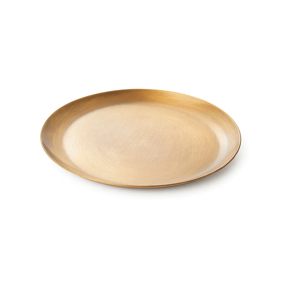 Fog linen work / Brass Plate Round - Image 4