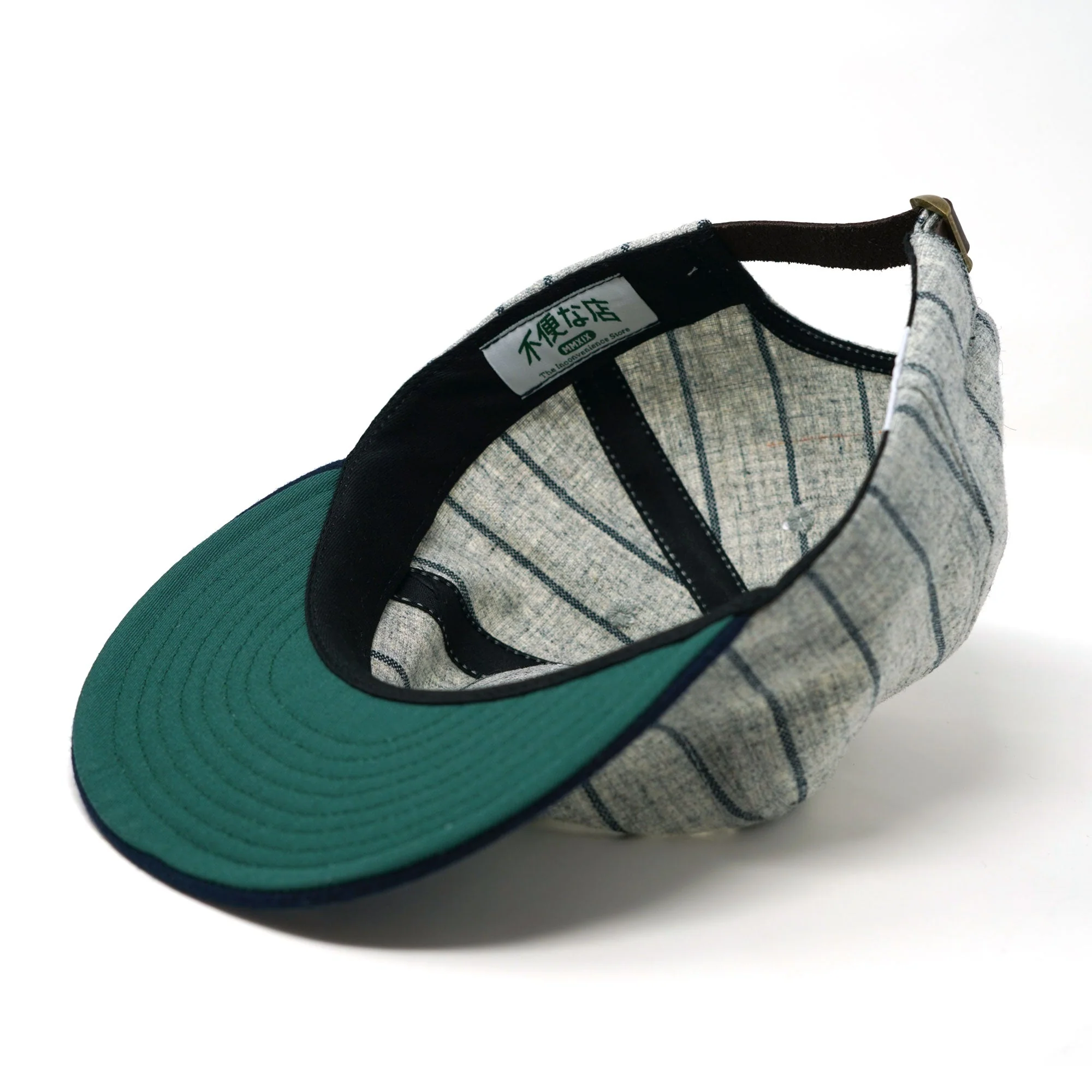 Fuben Logo Hat / Navy Pin Stripe - Image 5