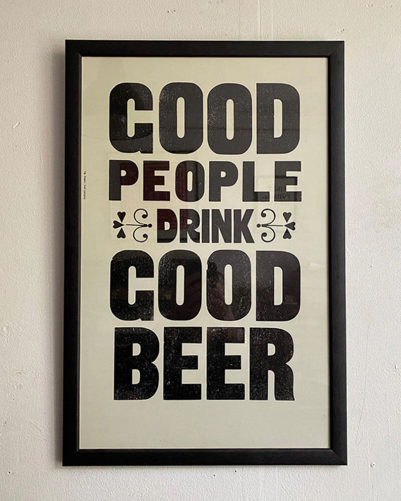 GOOD PEOPLE DRINK GOOD BEER/ Poster - Image 2