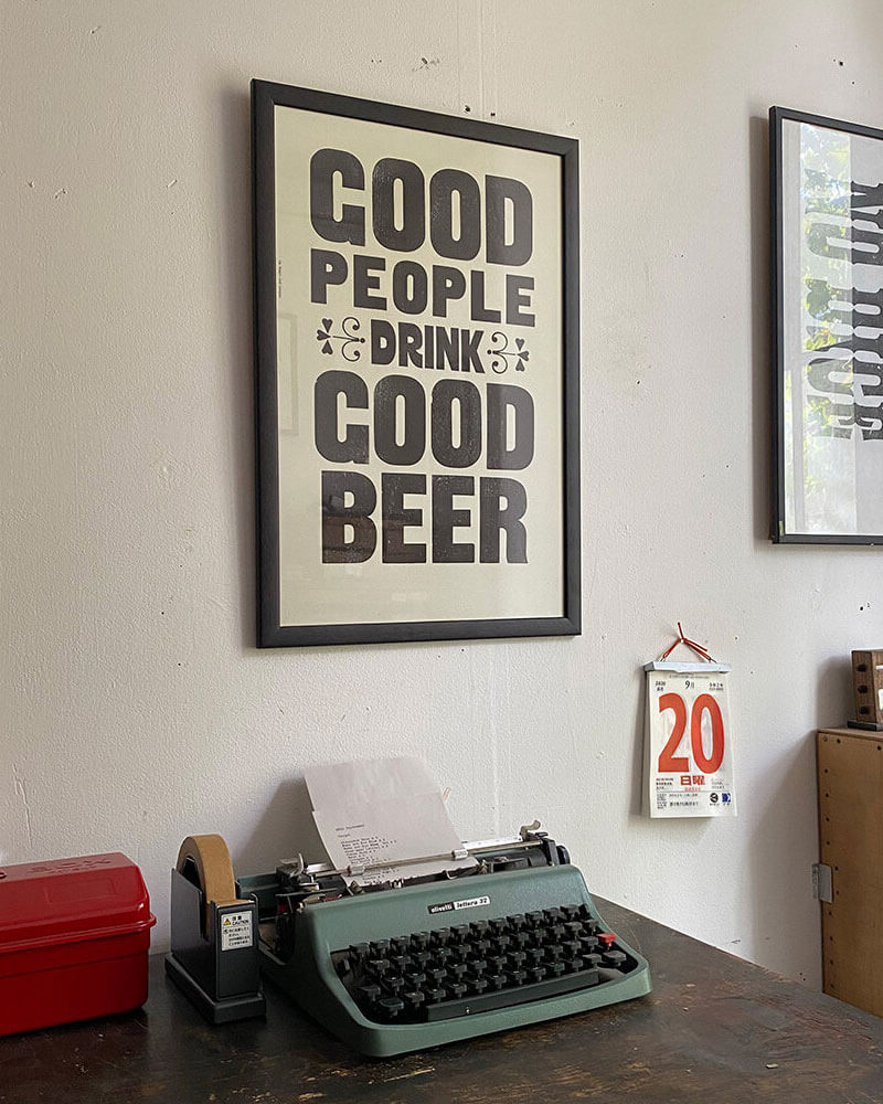 GOOD PEOPLE DRINK GOOD BEER/ Poster - Image 4