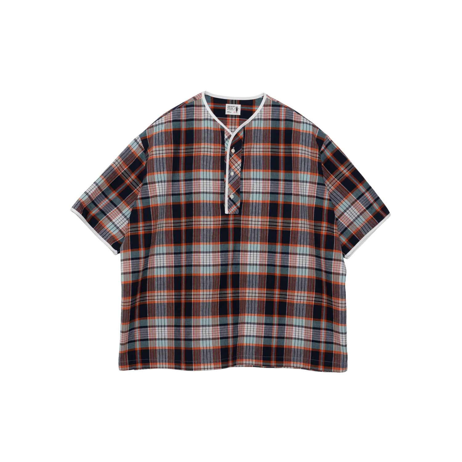 Henley Neck / Albert Madras Plaid - Image 9