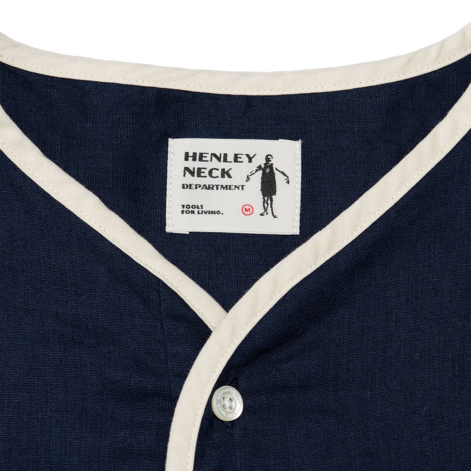Henley Neck / Allen Cotton Linen - Image 3