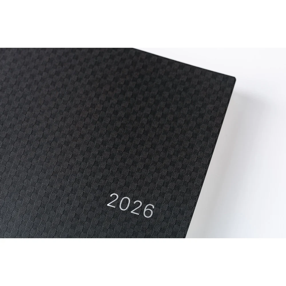 2026 Planner / Hon A5 Paper Series Black Gingham - Image 9