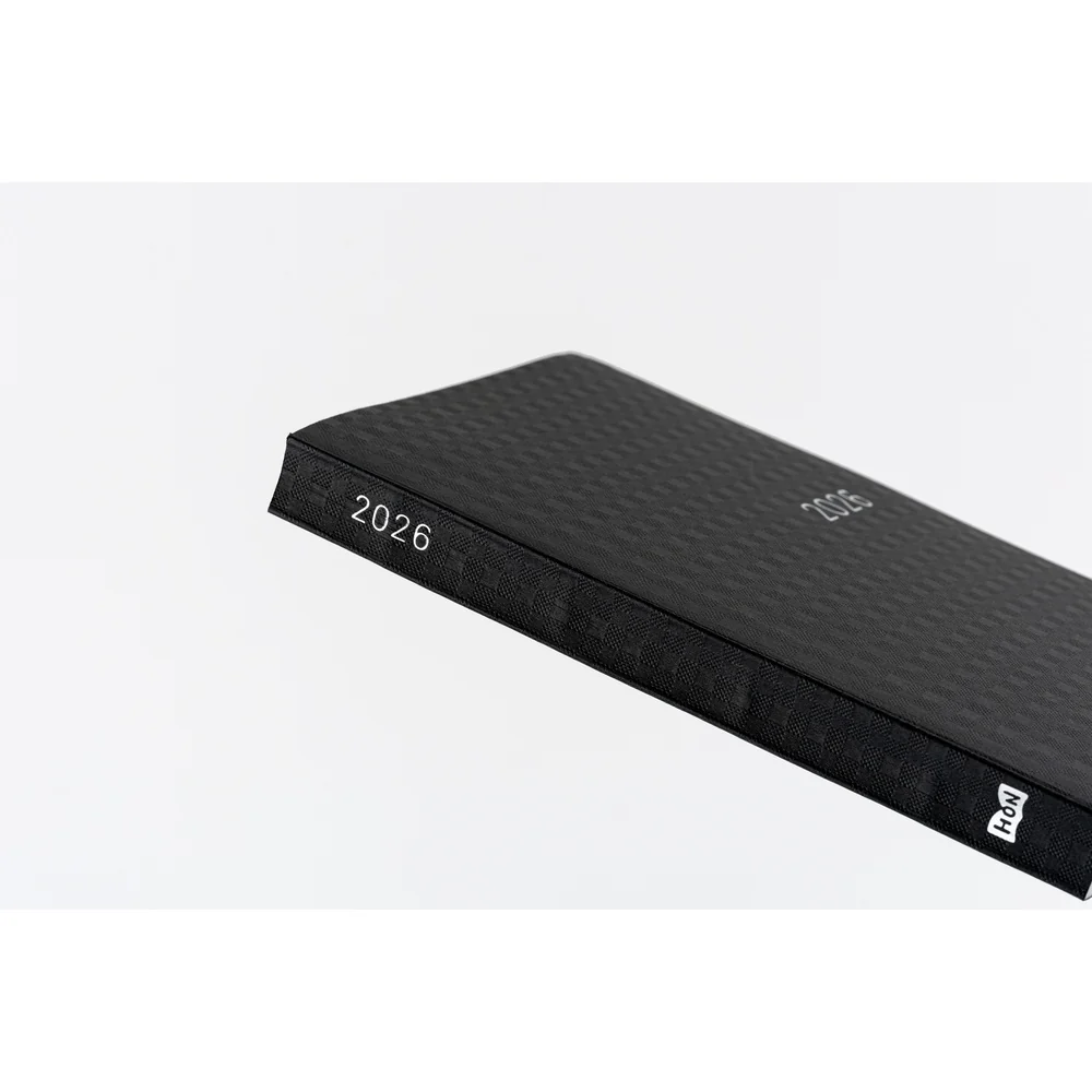 2026 Planner / Hon A6 Paper Series Black Gingham - Image 4