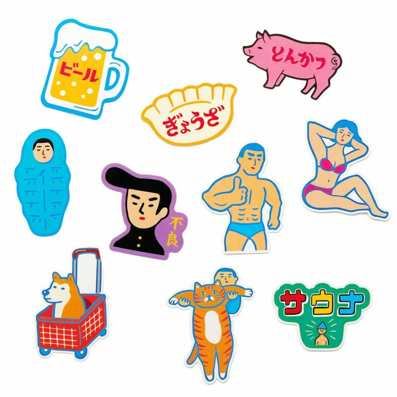 Japanese Retro DieCut Sticker - Image 11