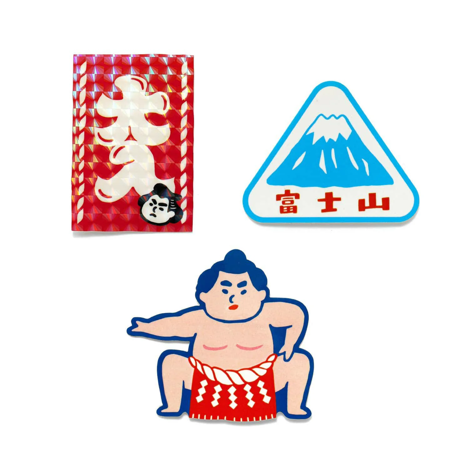 Japanese Retro DieCut Sticker Set of 3 - Image 3