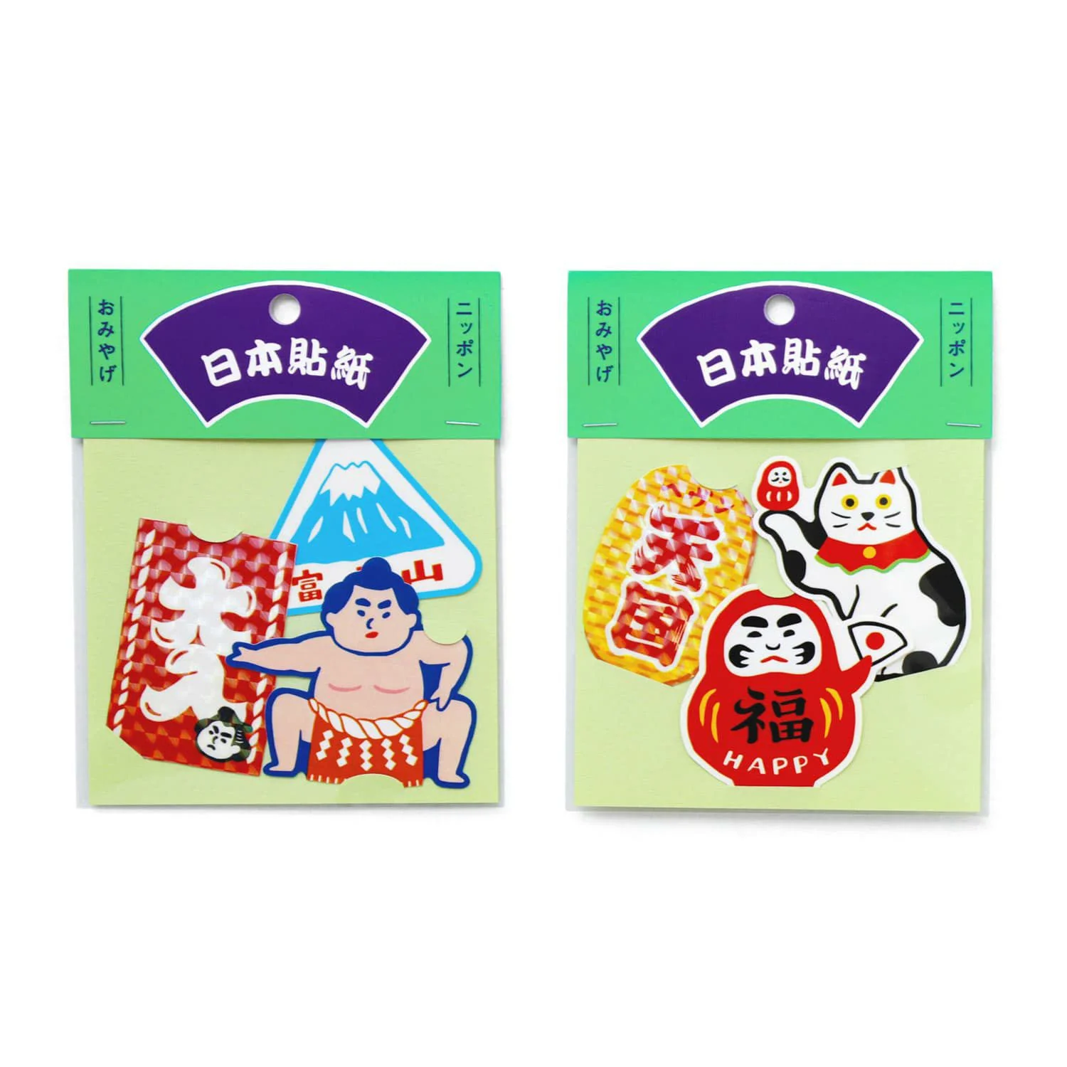 Japanese Retro DieCut Sticker Set of 3 - Image 6