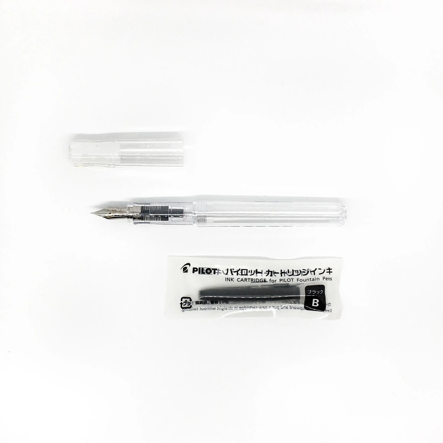 Kakuno Fountain Pen/ Clear (PILOT) - Image 6