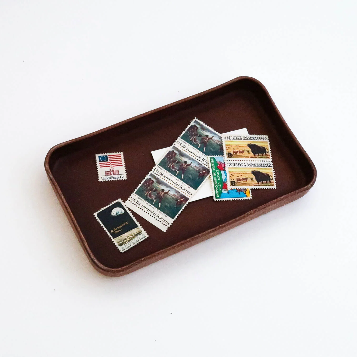 Leather Tray/ Medium Rectangle - Image 3