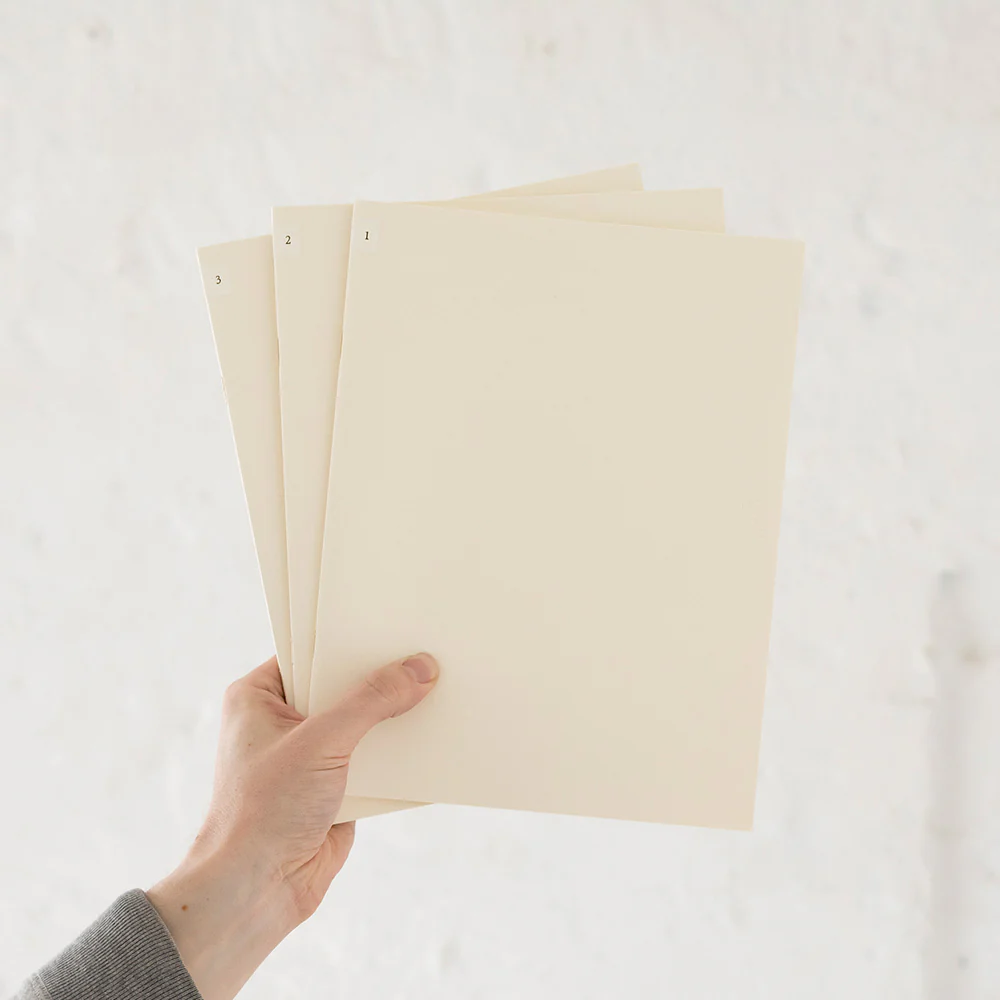 MD Notebook Light 3pcs/ A4/ Blank (MIDORI) - Image 5
