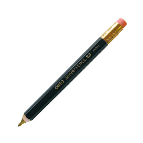 Wooden Mechanical Pencil/ 2mm (OHTO) - Image 3