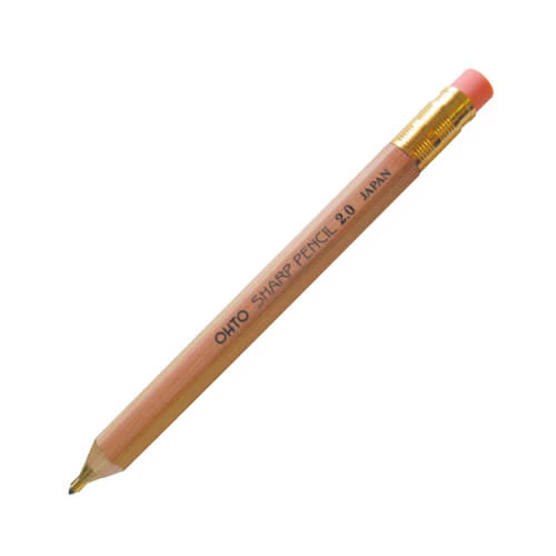 Wooden Mechanical Pencil/ 2mm (OHTO) - Image 6