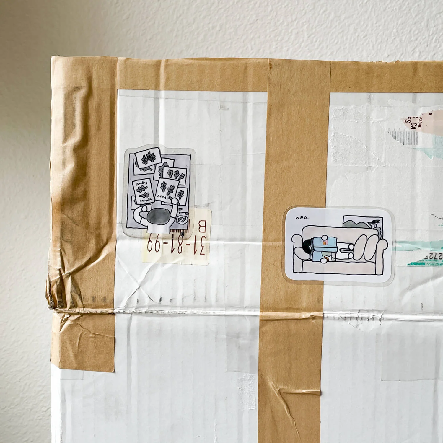 Sticker/ Reading on Sofa - Image 3