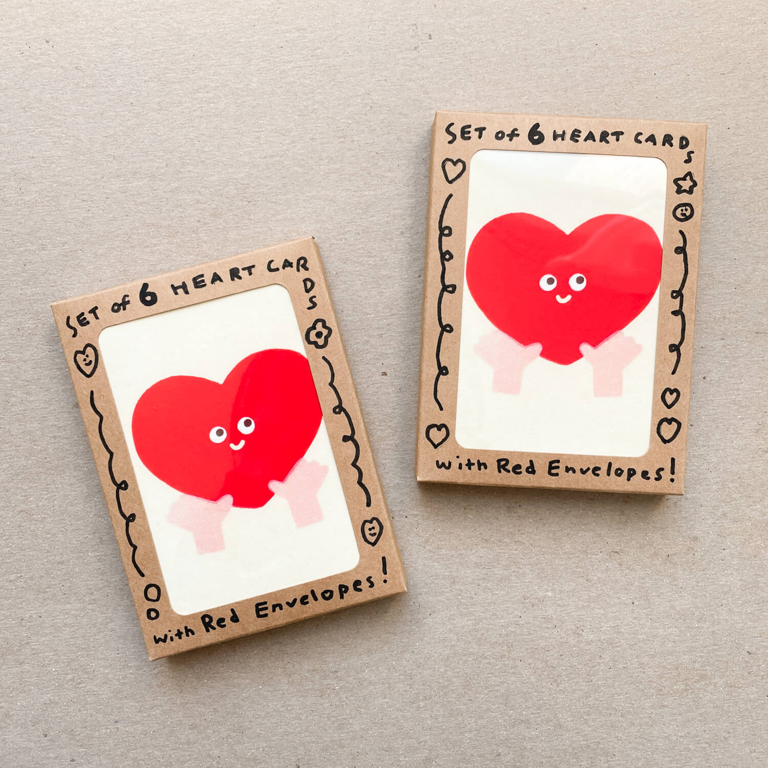 Card/ Set of 6 Heart - Image 4