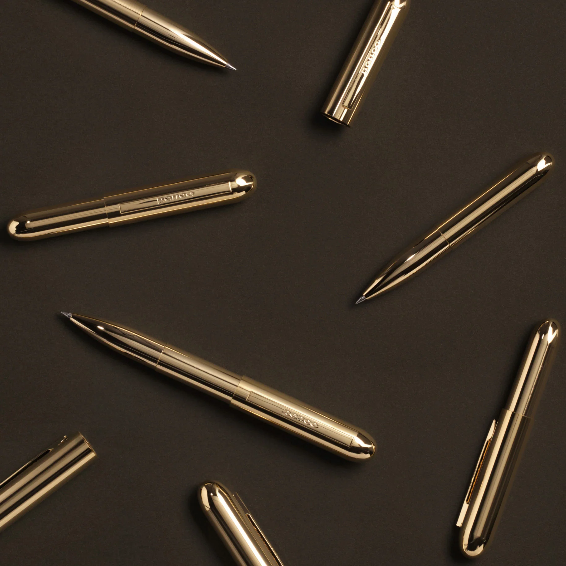 Perfection Brass Ballpoint Pen / Gold - Image 7