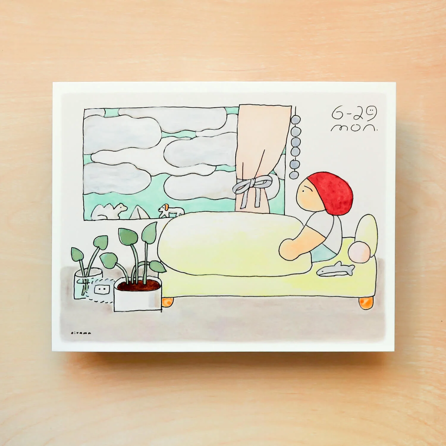 Art Print/ Cloudy Day