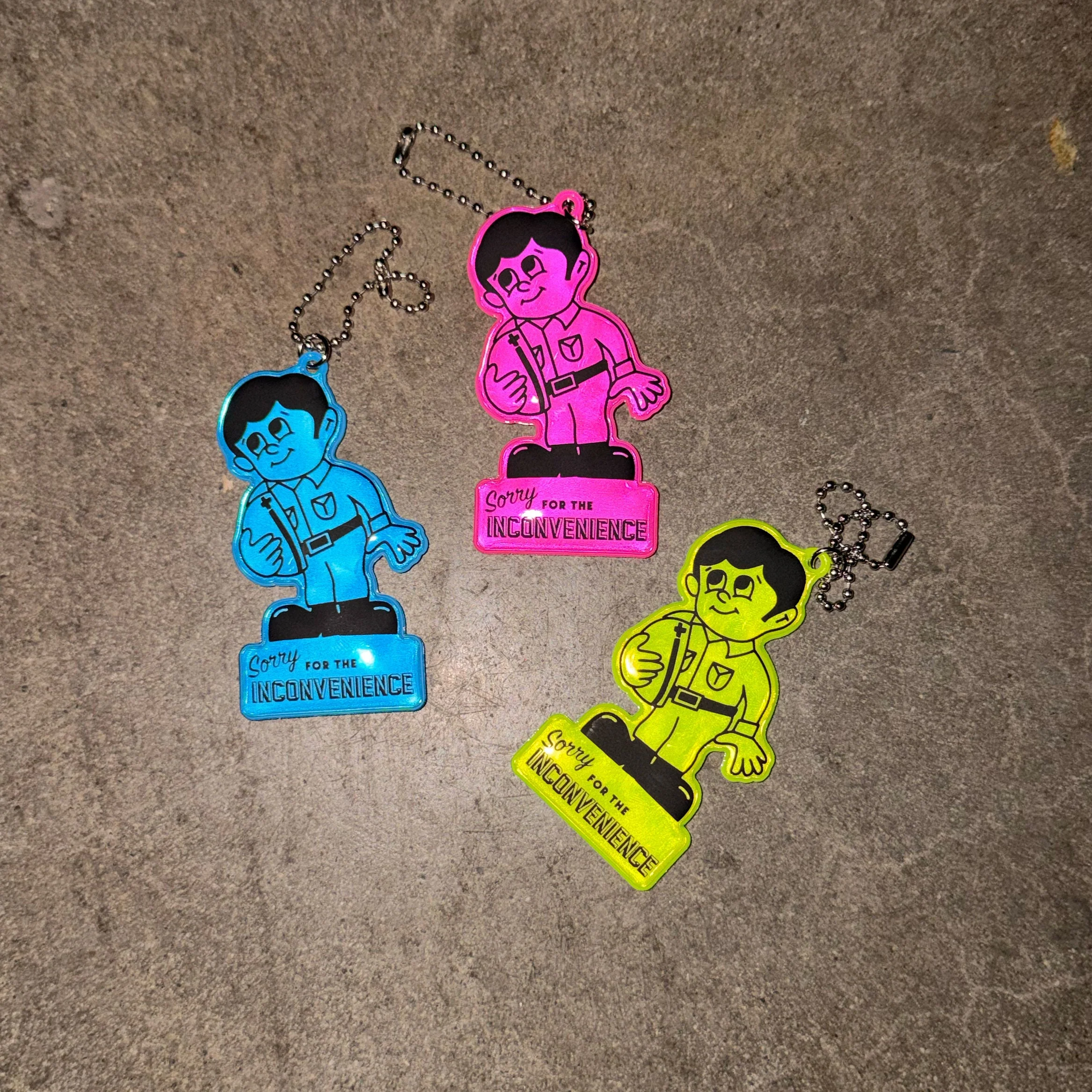 Reflective Keychain - Kanban Boy - Image 7