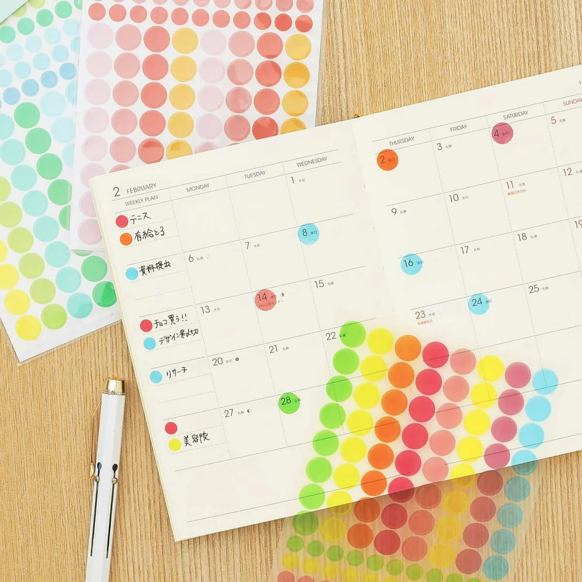 Removable See-Through Dot Sticker - Image 5