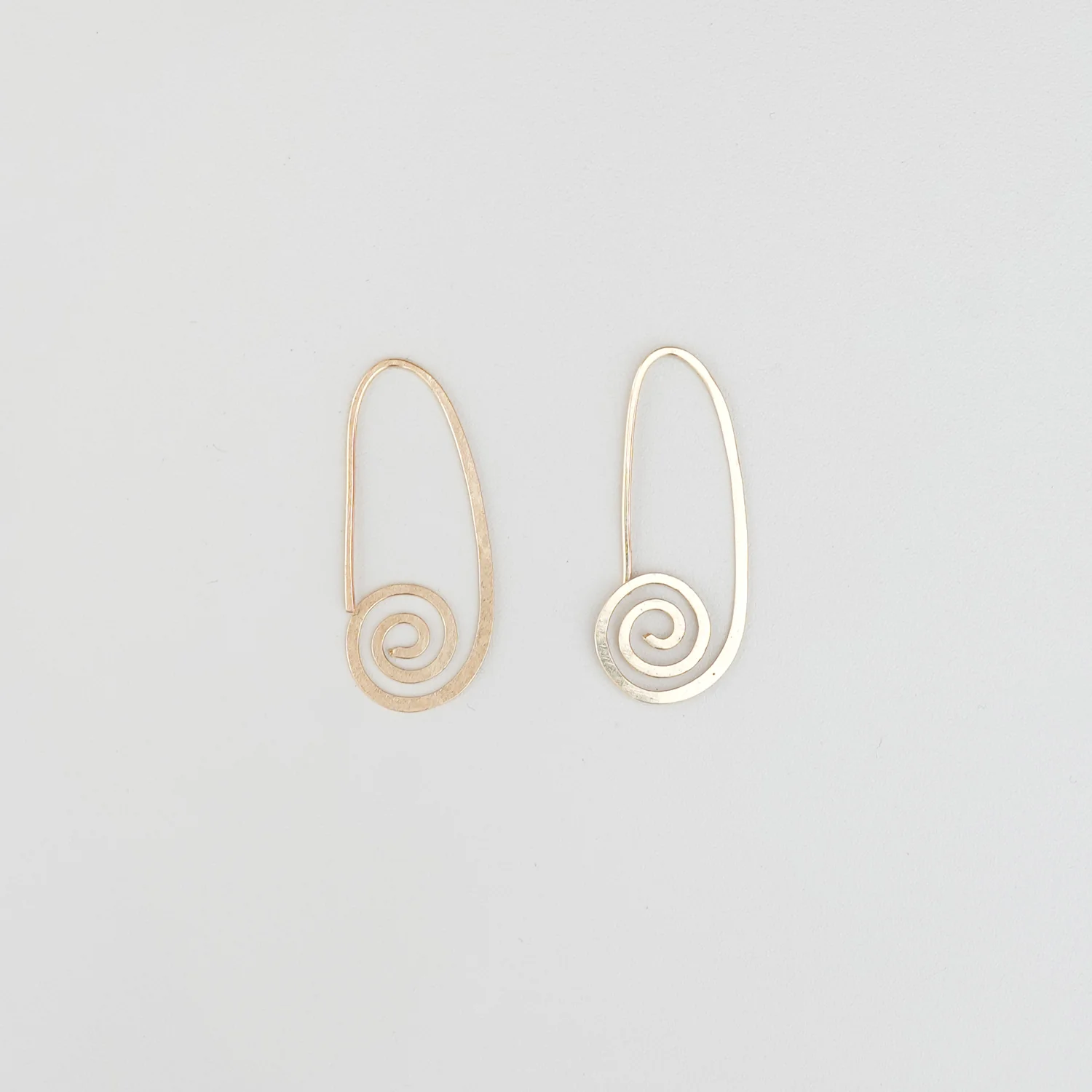 Spiral Drop Earrings / 14kt Gold Fill - Image 3