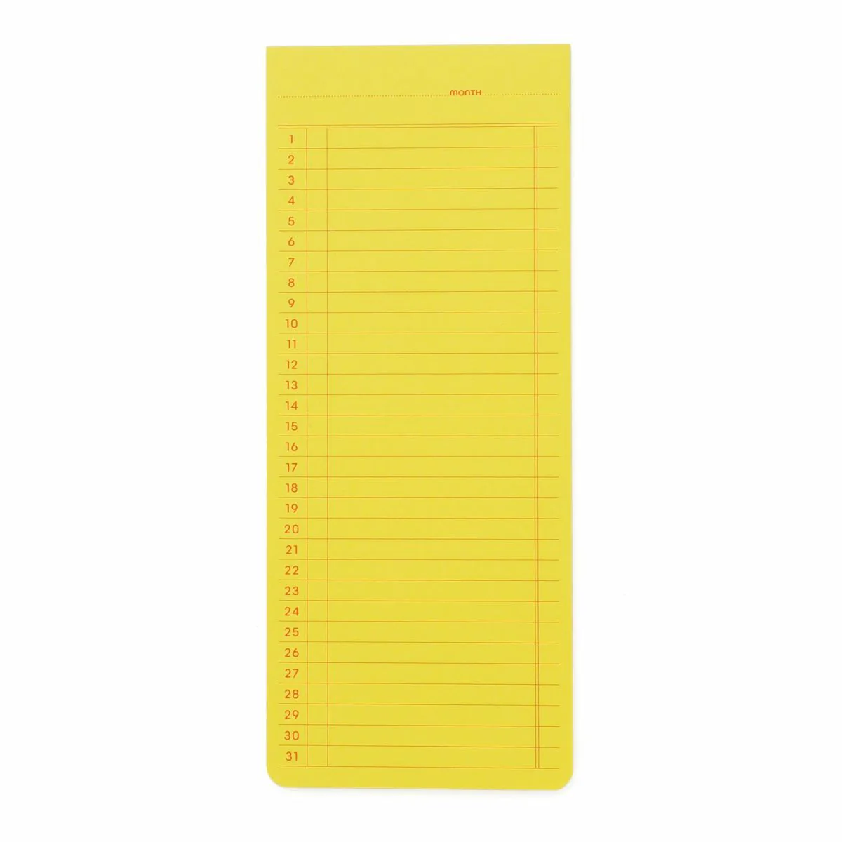 Sticky Memo Pad Monthly - Image 2