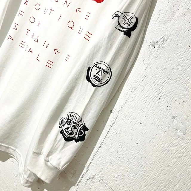 VIVA Strange Faces Long-Sleeve Shirt - Image 4