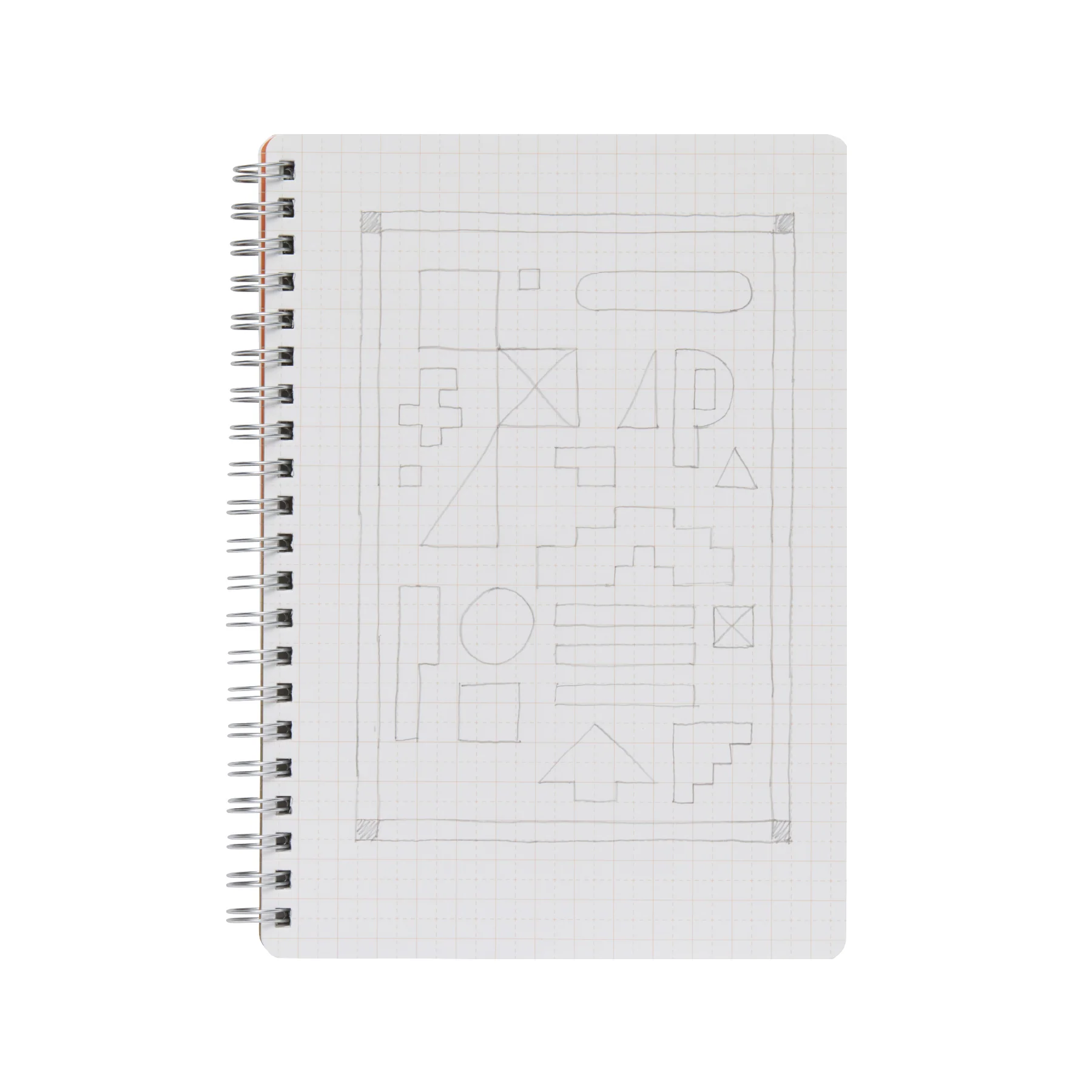 Wirebound Notebook A5 Grid - Image 12