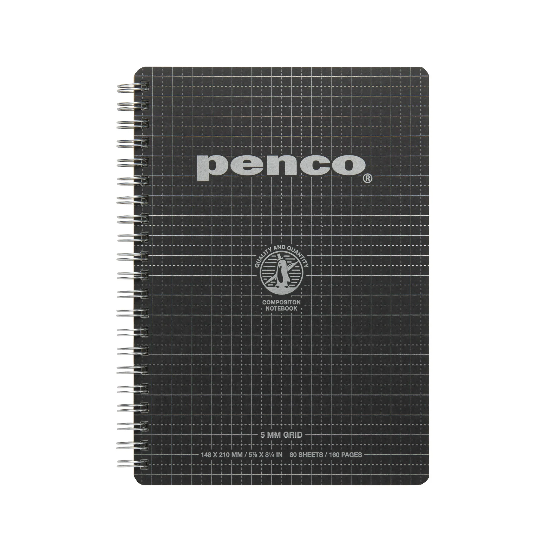 Wirebound Notebook A5 Grid - Image 2