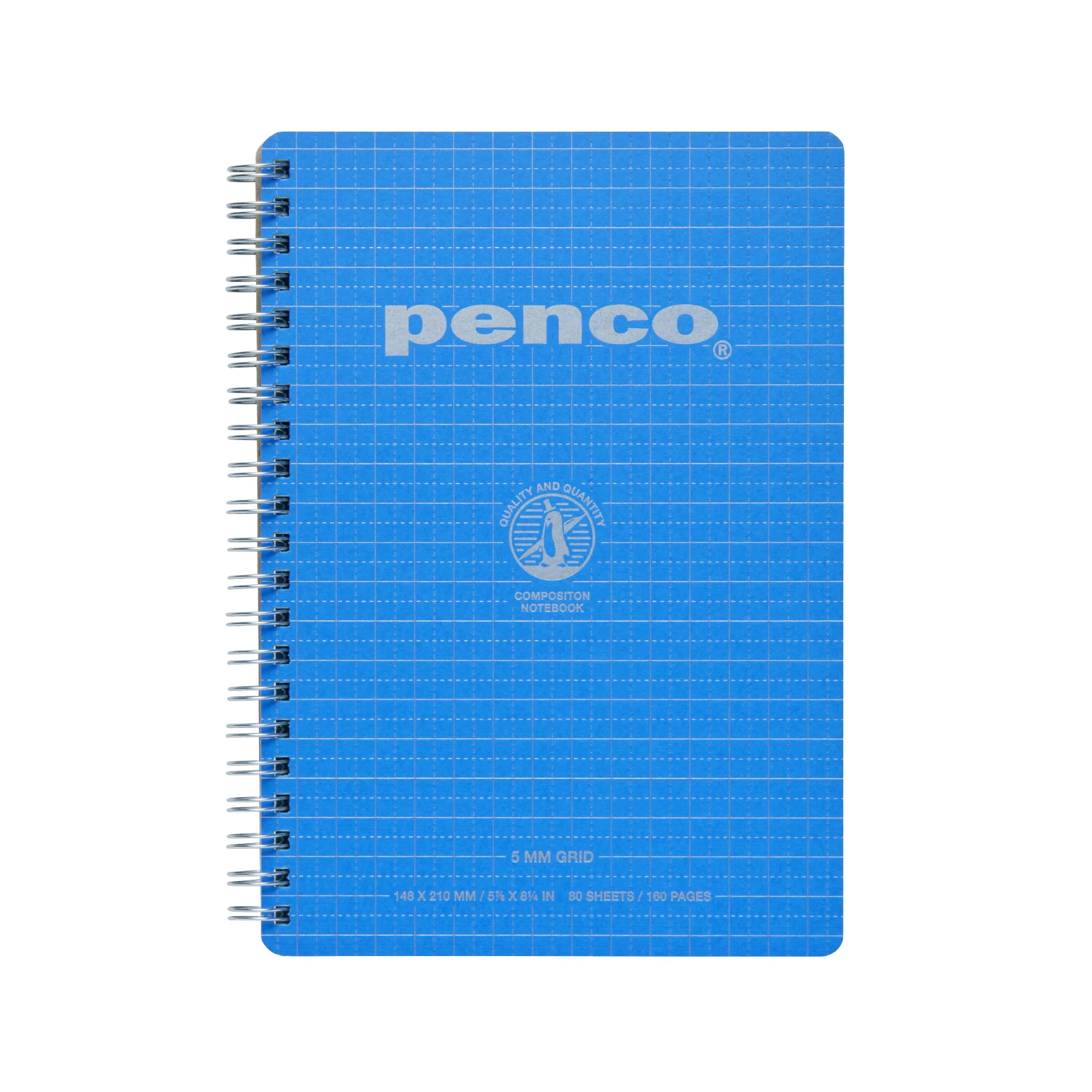 Wirebound Notebook A5 Grid - Image 4
