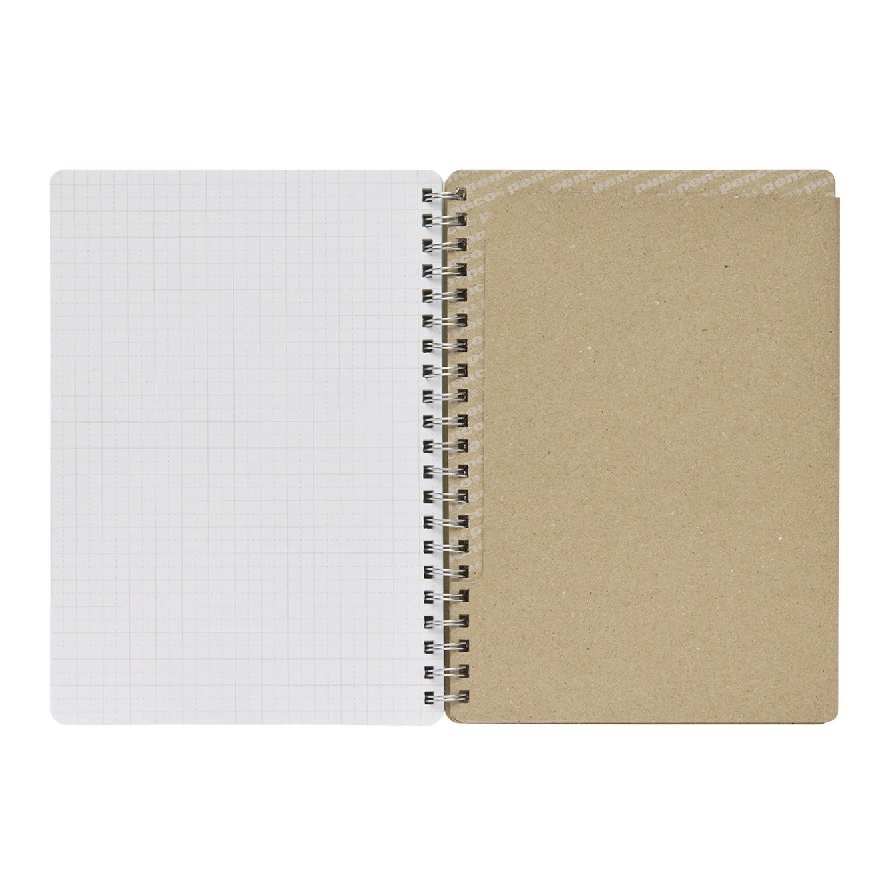 Wirebound Notebook A5 Grid - Image 8