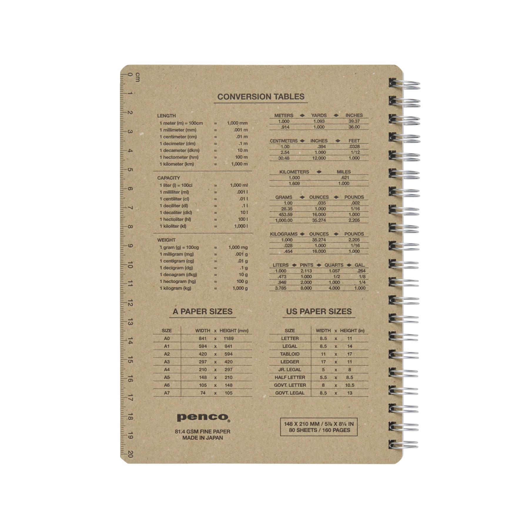 Wirebound Notebook A5 Ruled - Image 11