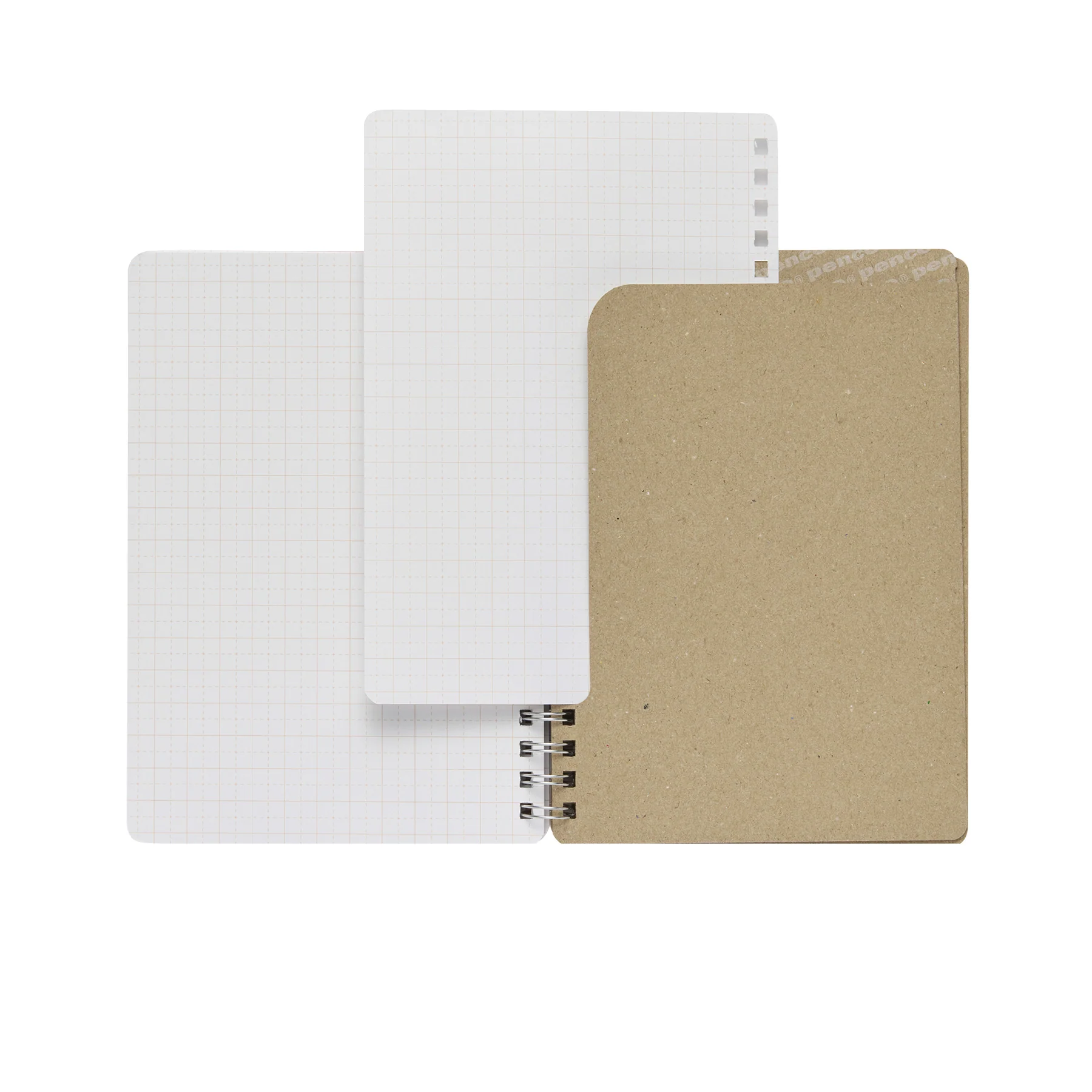 Wirebound Notebook B6 Grid - Image 9